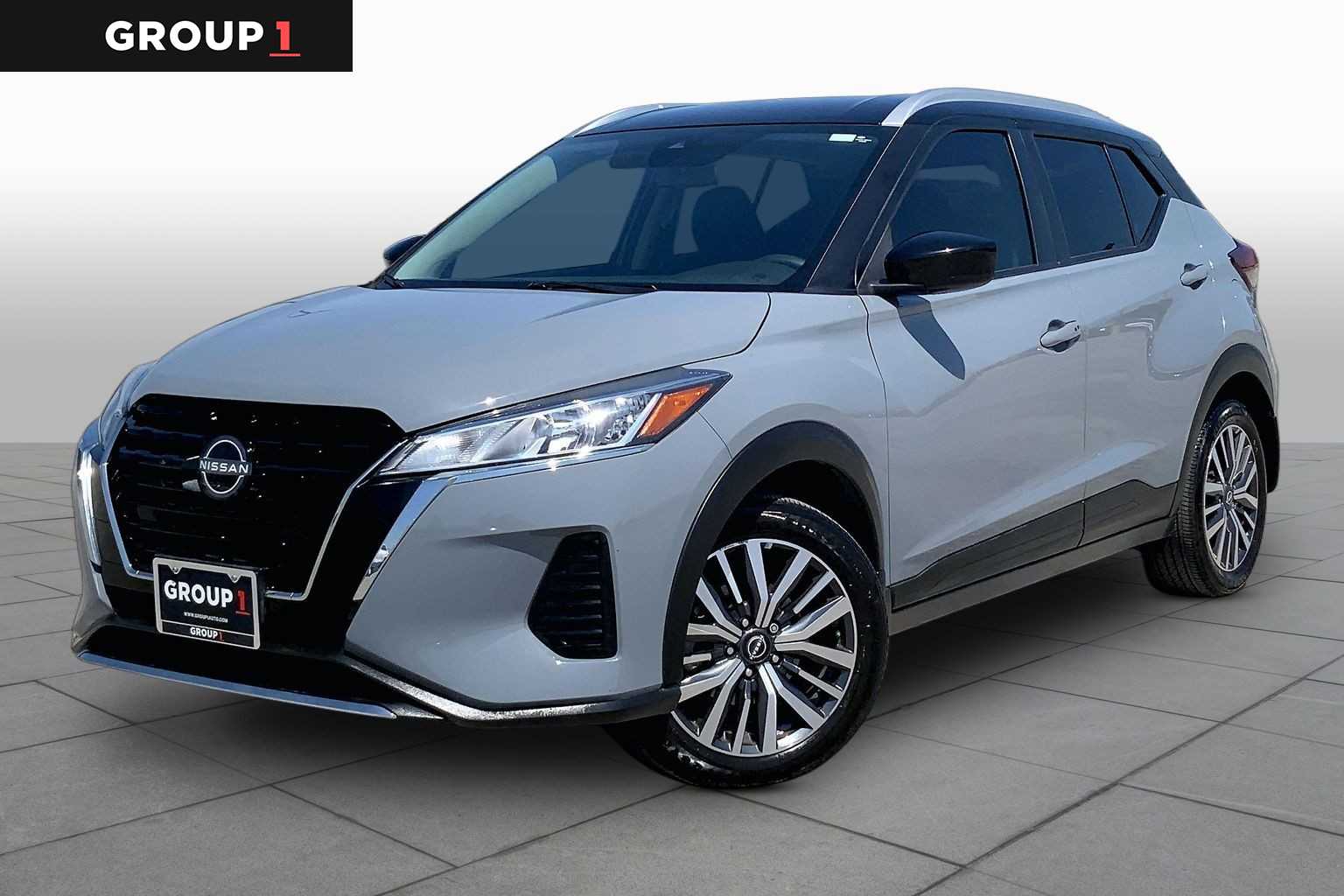 2023 Nissan Kicks SV Gray/Super Black at AutoNation Chrysler Jeep Dodge Ram Spring
