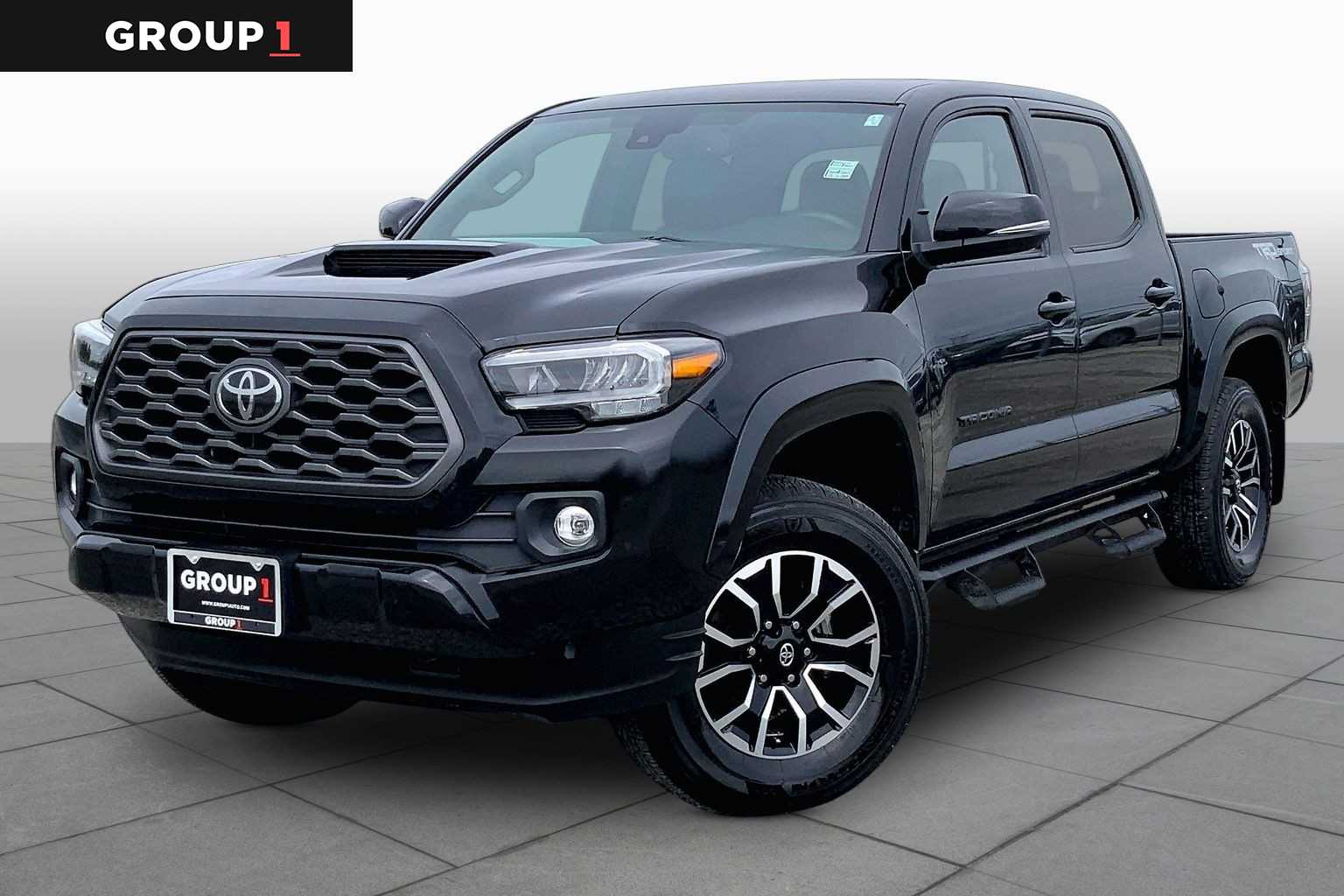 2022 Toyota Tacoma TRD Sport Midnight Black Metallic at Group 1 Toyota Southwest