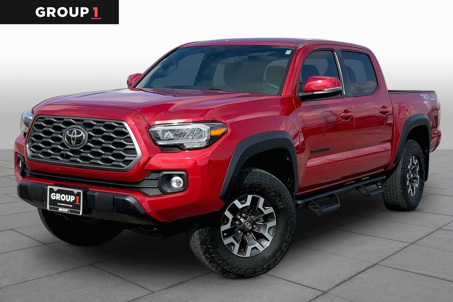 2023 Toyota Tacoma TRD Off Road Barcelona Red Metallic at Group 1 Toyota Southwest
