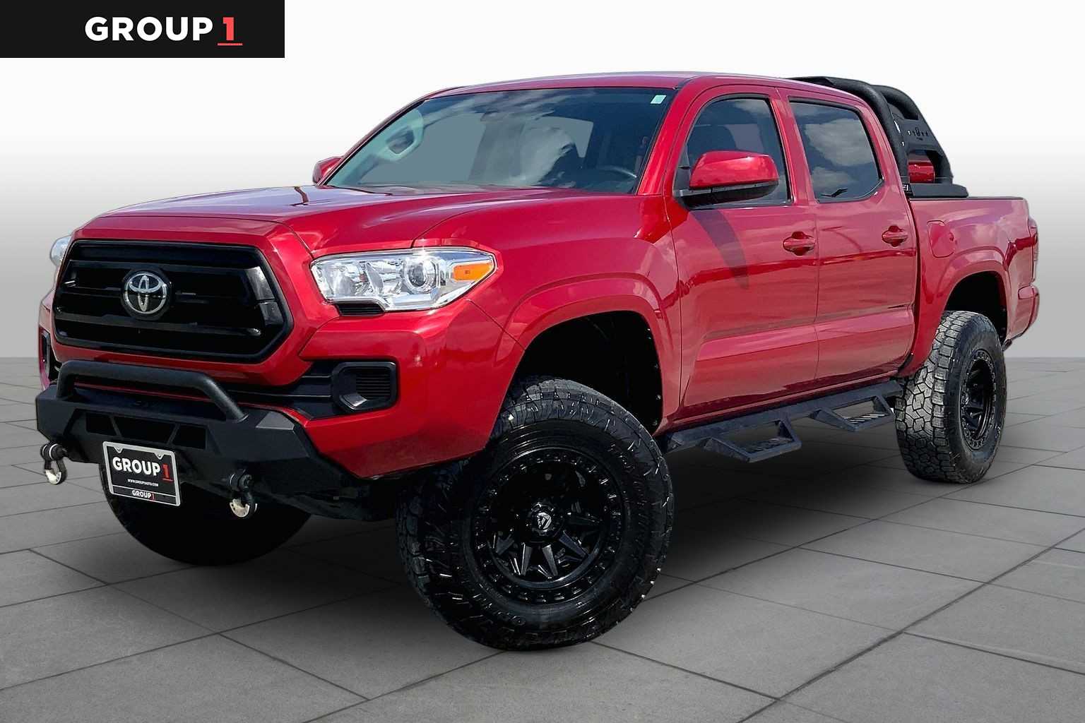 2023 Toyota Tacoma SR Barcelona Red Metallic at Group 1 Toyota Southwest