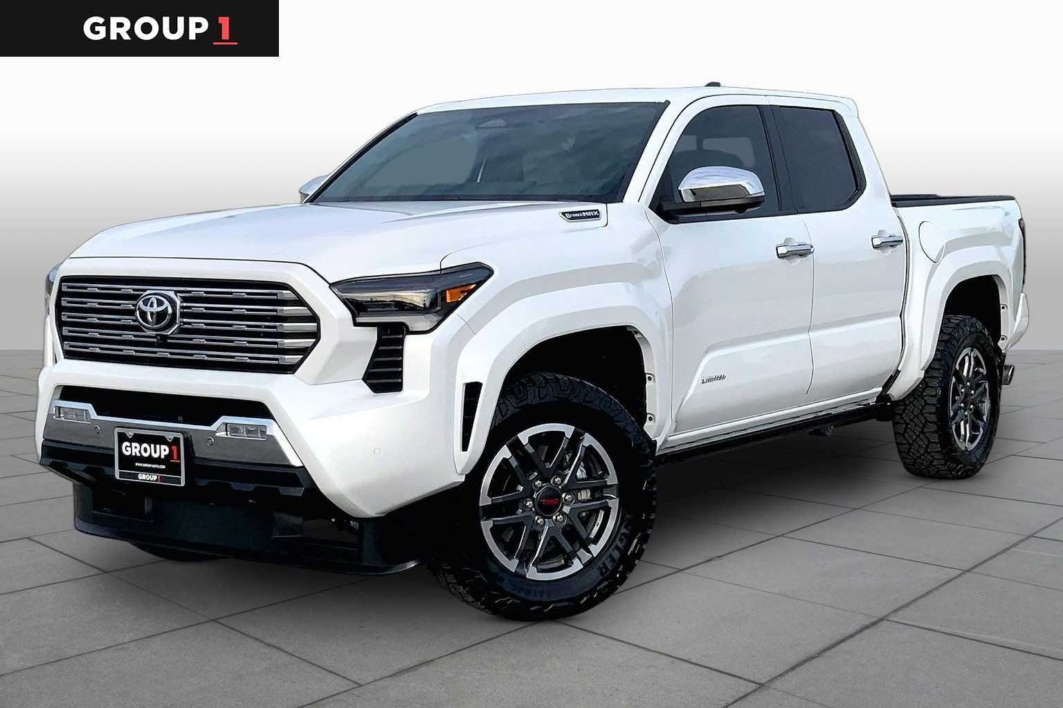 2025 Toyota Tacoma Limited Hybrid Wind Chill Pearl at Group 1 GMC Buick South