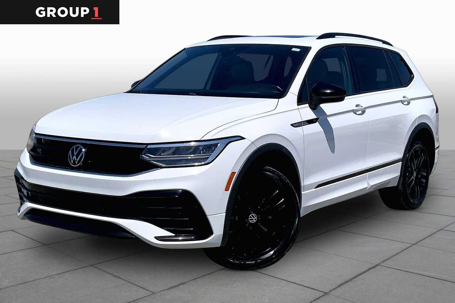 2022 Volkswagen Tiguan SE R-Line Black Pure White at Beck & Masten Kia