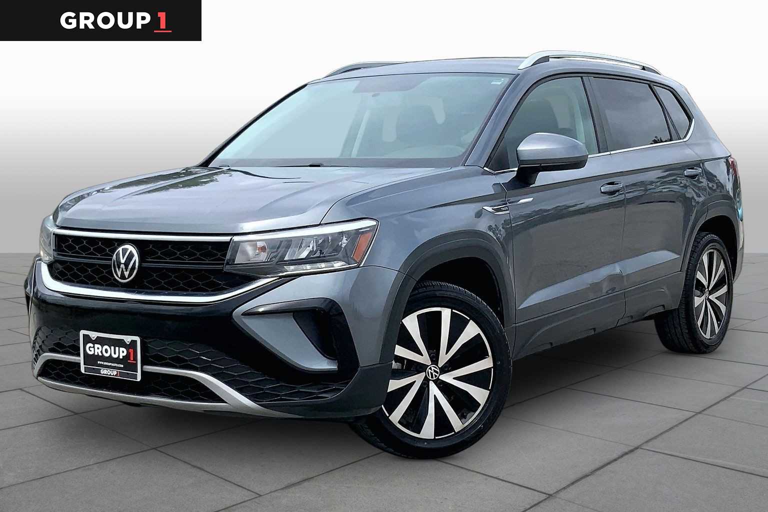2022 Volkswagen Taos SE Platinum Gray Metallic at Lexus Southwest Houston