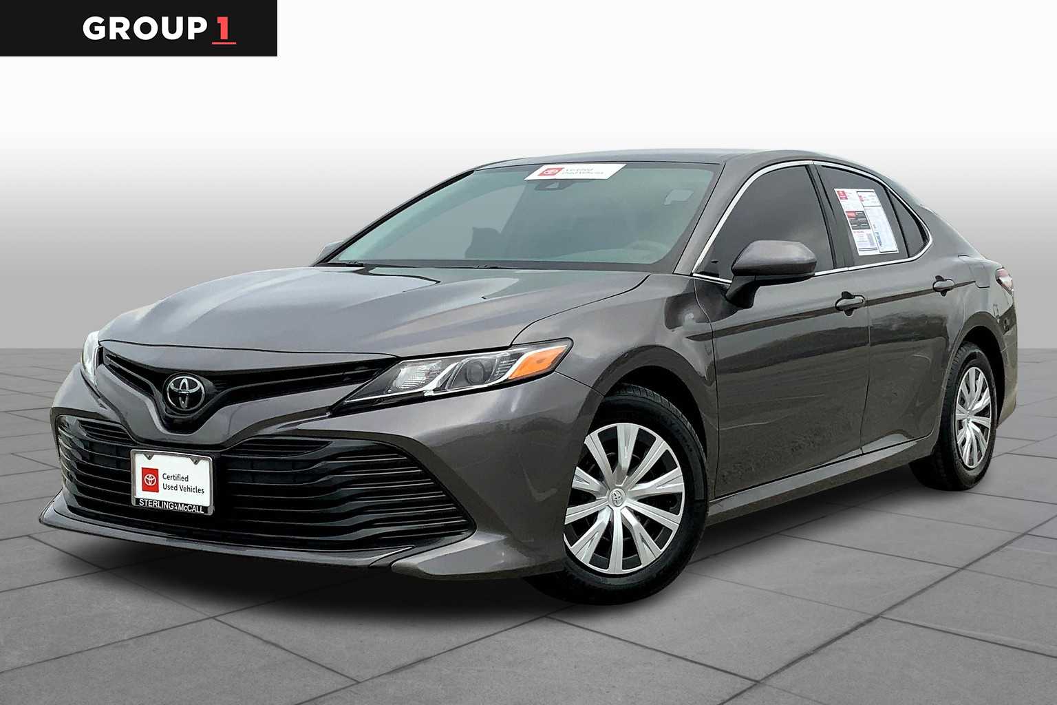 2020 Toyota Camry L Predawn Gray Mica at Group 1 Toyota Southwest