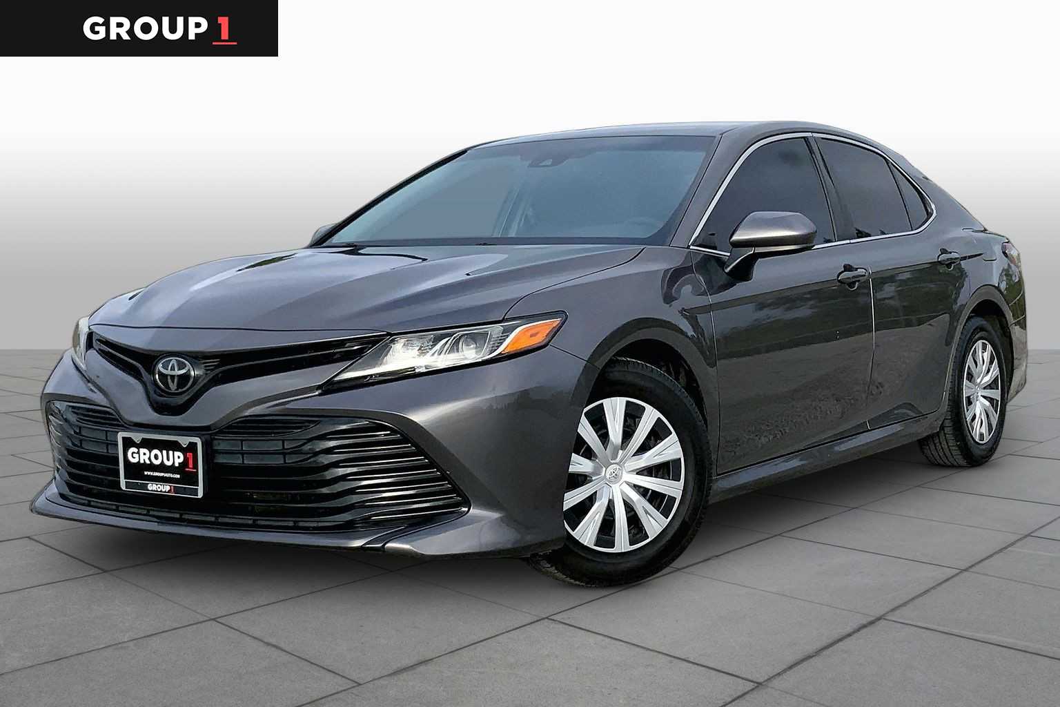 2020 Toyota Camry L Predawn Gray Mica at AutoNation Chrysler Jeep Dodge Ram Spring