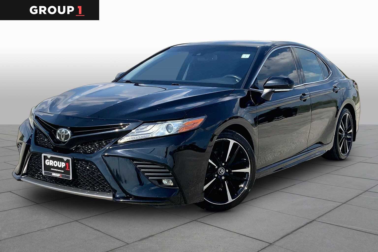 2019 Toyota Camry XSE Midnight Black Metallic at Group 1 Toyota Southwest