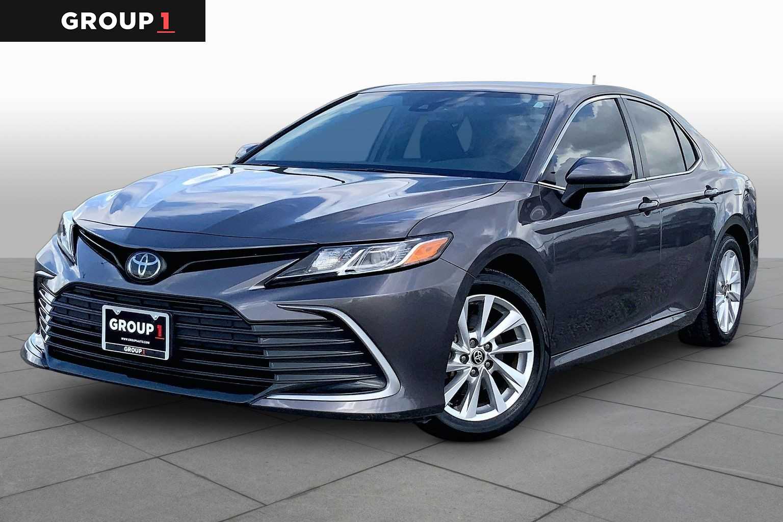 2023 Toyota Camry LE Predawn Gray Mica at Group 1 Toyota Southwest