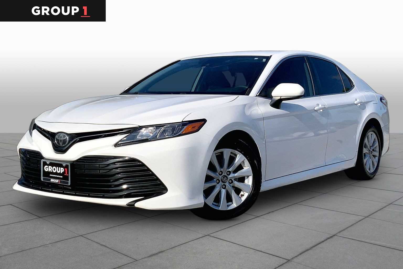 2020 Toyota Camry LE Super White at Group 1 Toyota Southwest