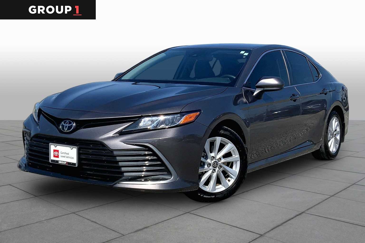 2024 Toyota Camry LE Predawn Gray Mica at Group 1 Toyota Southwest