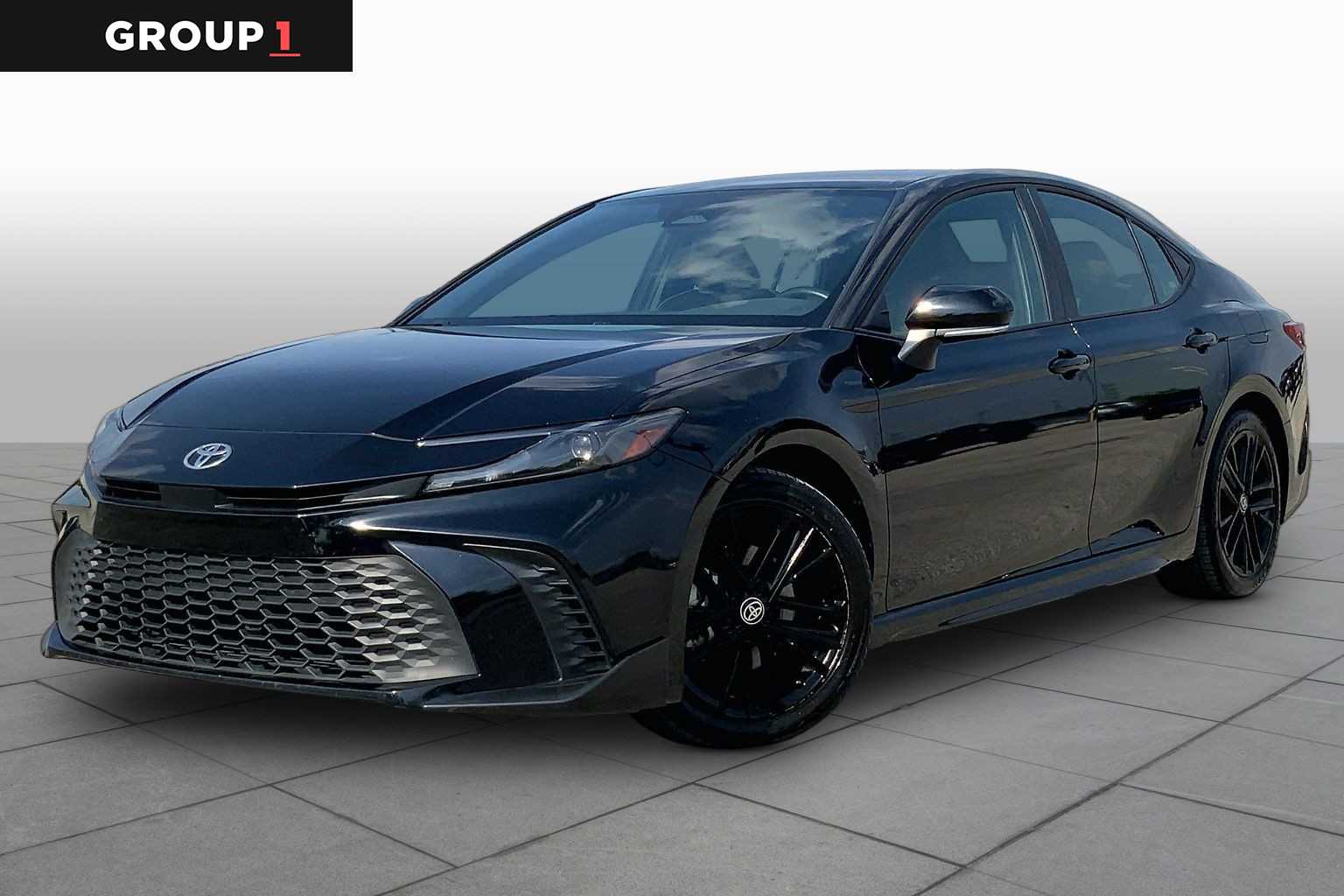 2025 Toyota Camry SE Midnight Black Metallic at Sterling McCall Nissan