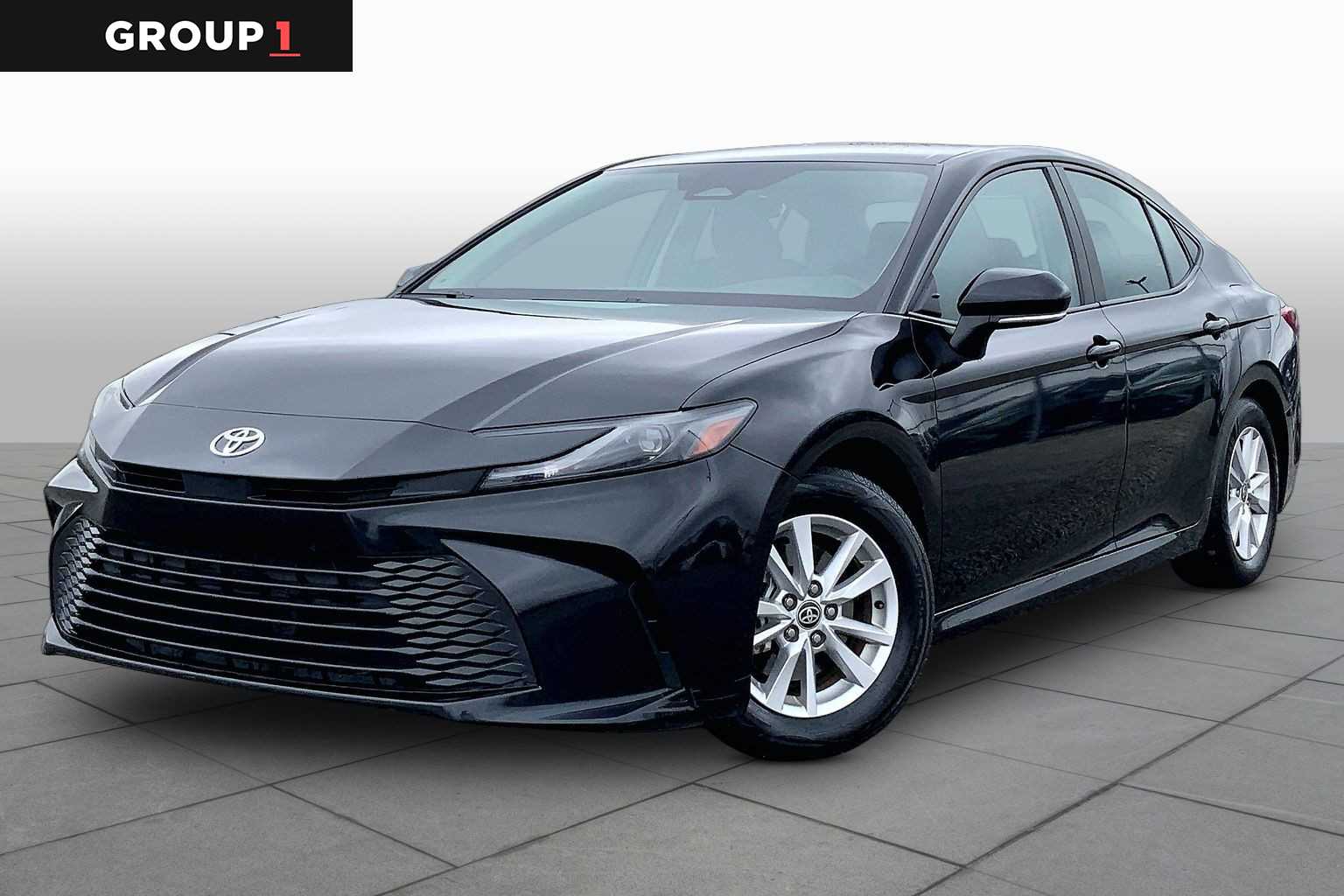 2025 Toyota Camry LE Midnight Black Metallic at Group 1 Toyota Southwest