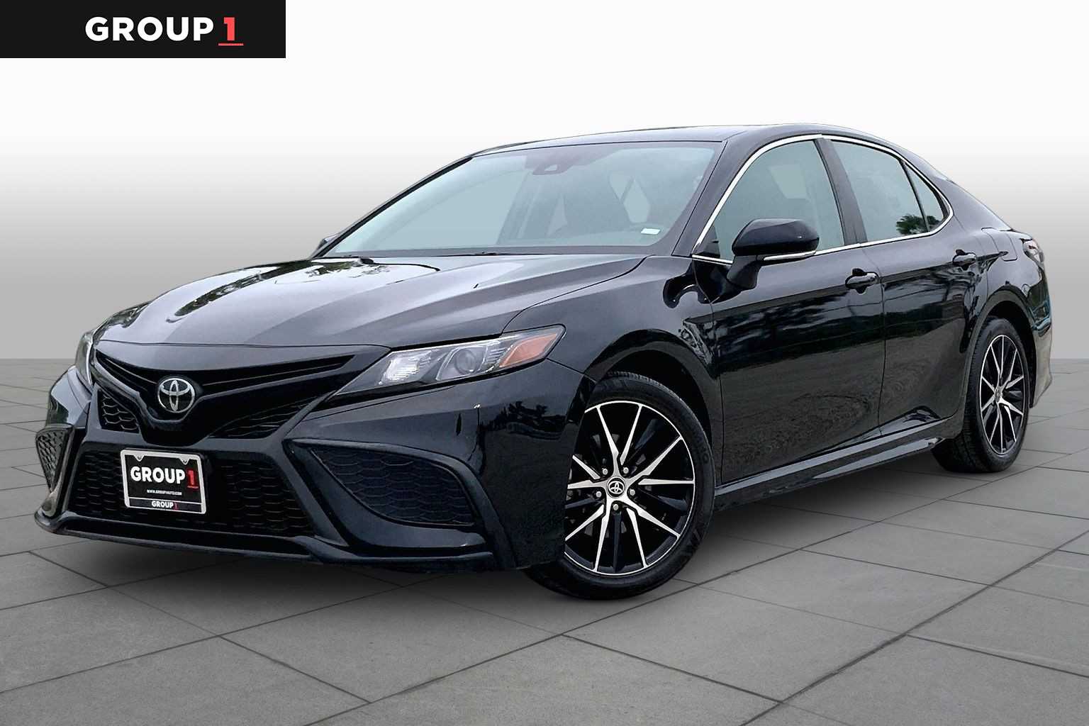 2024 Toyota Camry SE Midnight Black Metallic at Group 1 Toyota Southwest