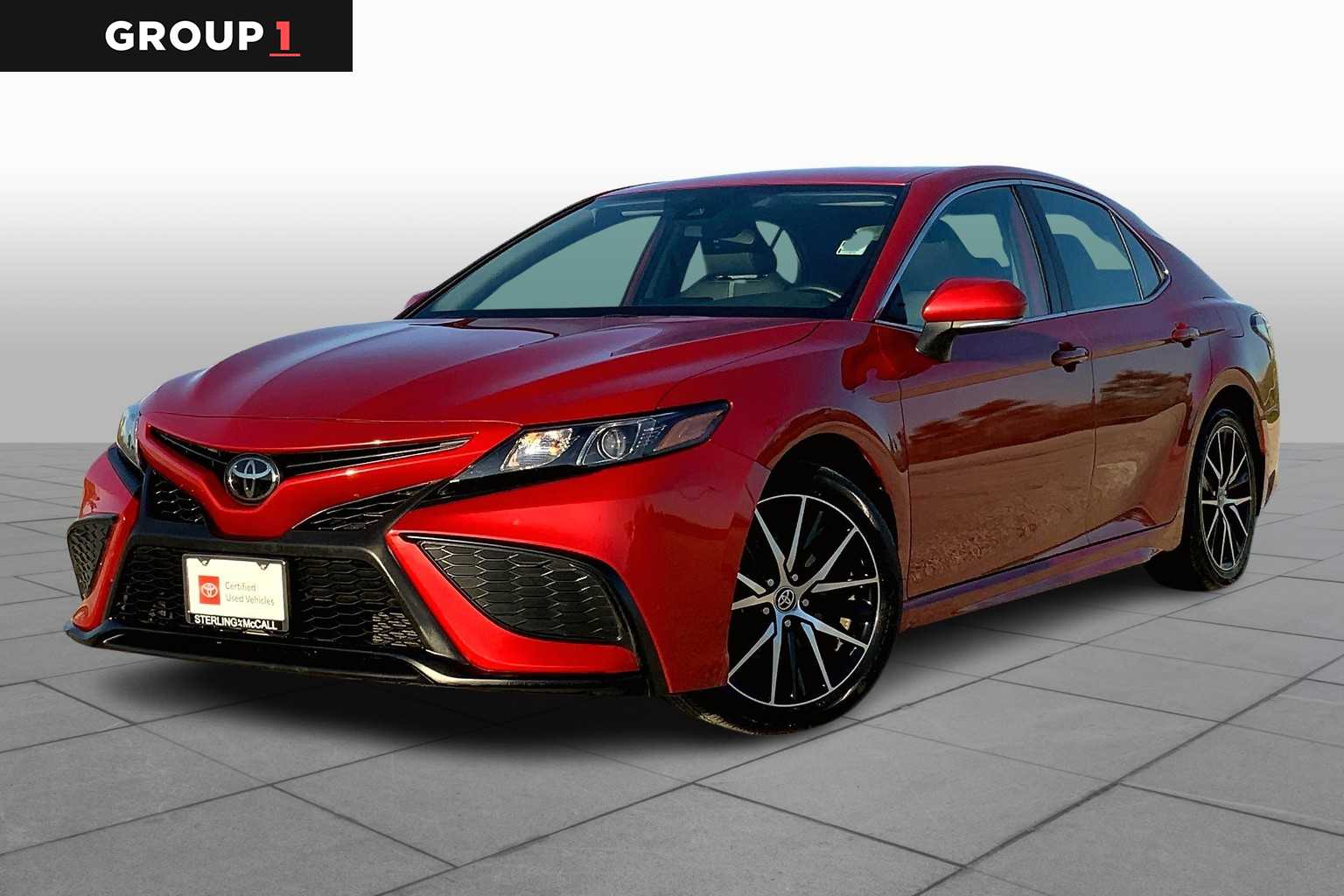 2023 Toyota Camry SE Supersonic Red at Group 1 Toyota Southwest