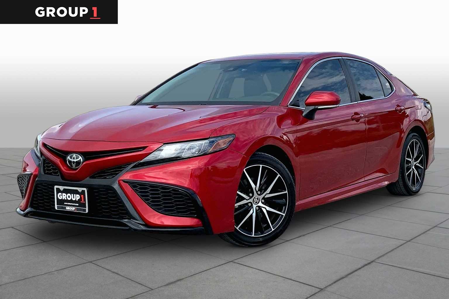 2023 Toyota Camry SE Supersonic Red at AutoNation USA Houston