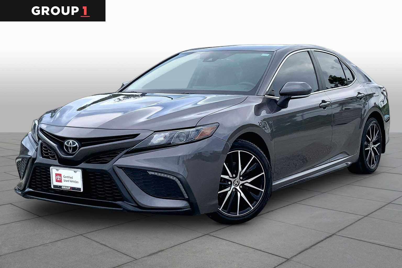 2023 Toyota Camry SE Predawn Gray Mica at Group 1 Toyota Southwest