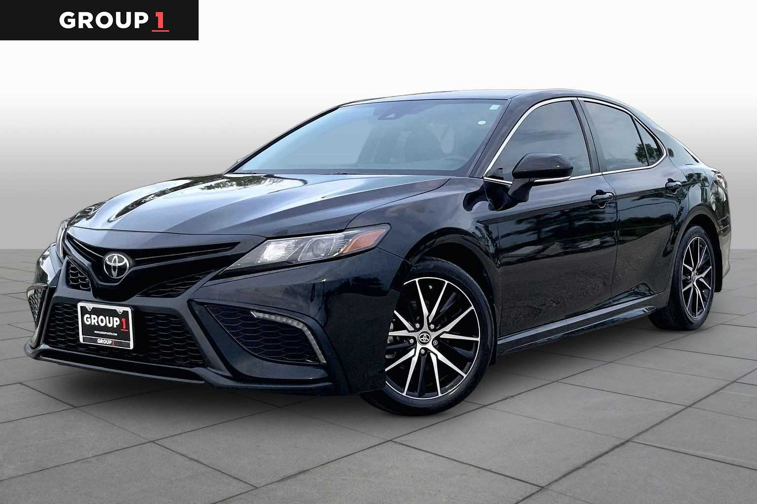 2023 Toyota Camry SE Midnight Black Metallic at Group 1 Toyota Southwest
