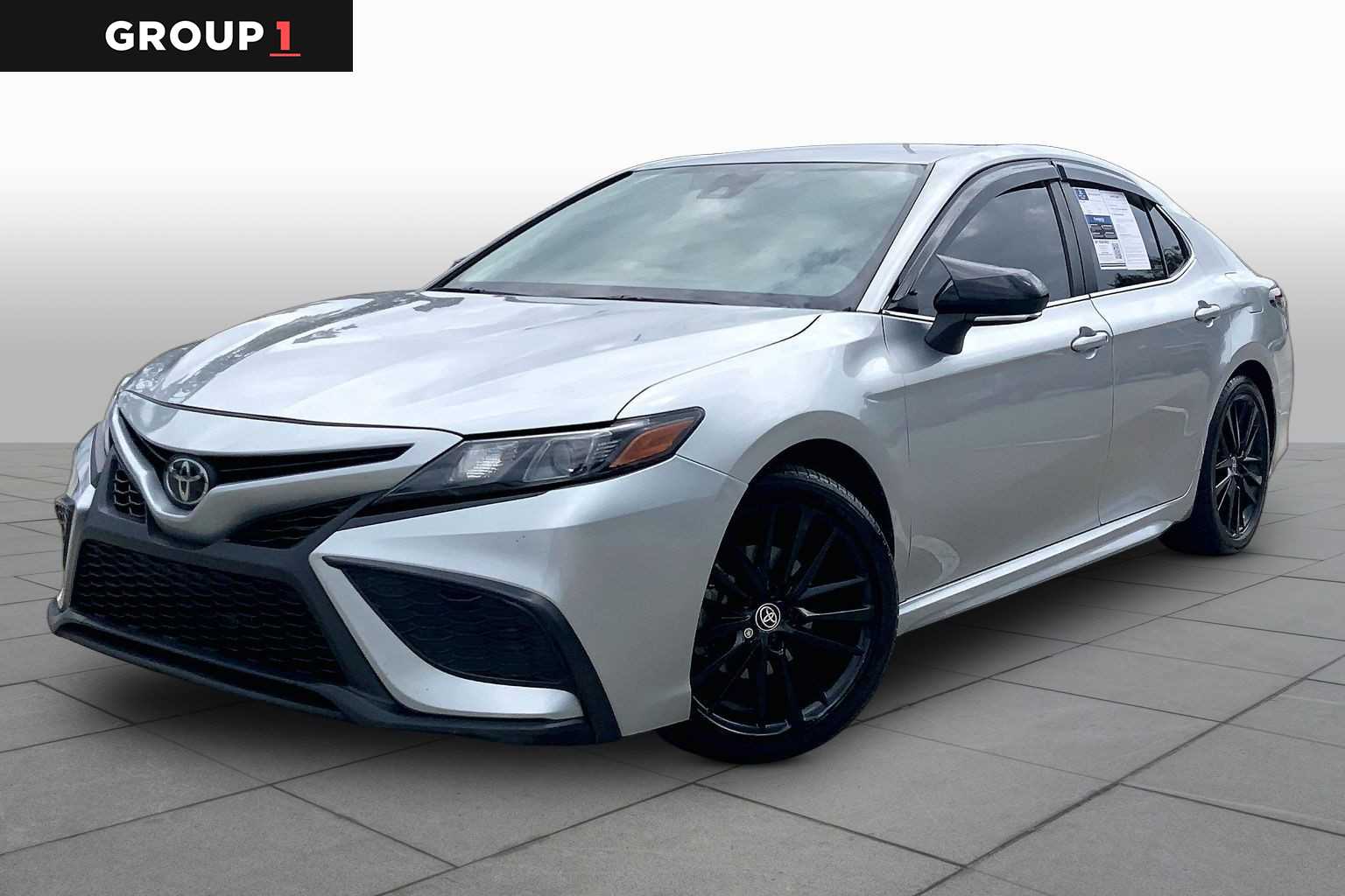 2022 Toyota Camry SE Celestial Silver Metallic at Group 1 Toyota Southwest