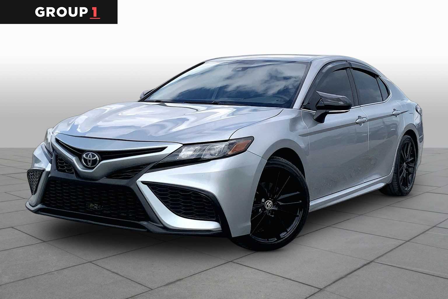 2022 Toyota Camry SE Celestial Silver Metallic at Group 1 Toyota Southwest
