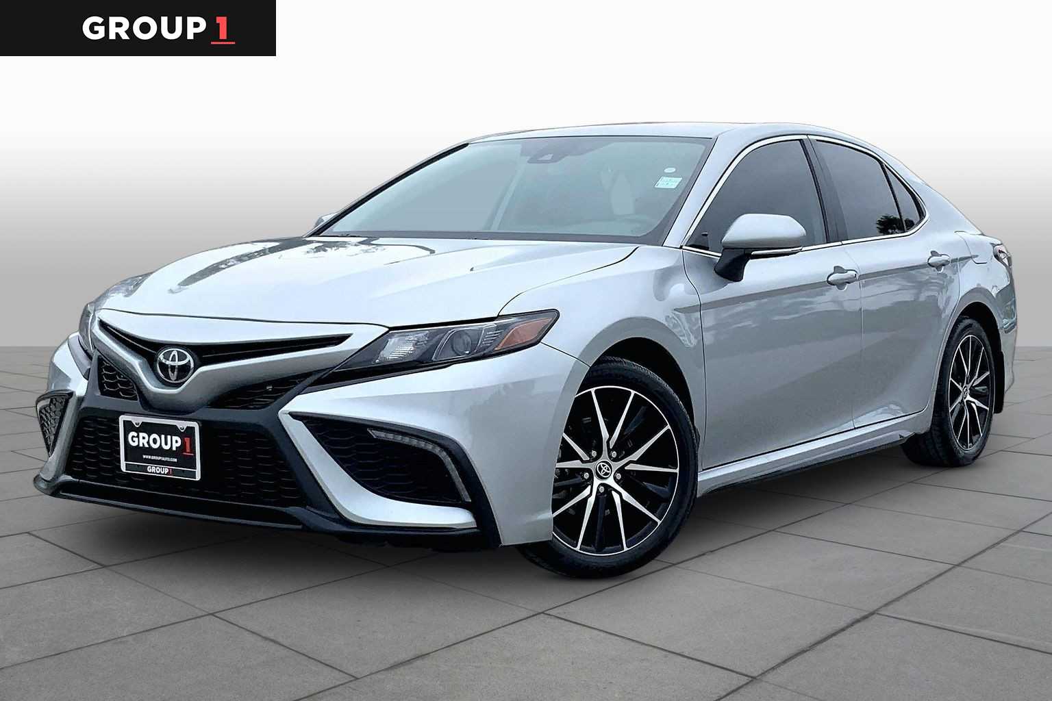 2024 Toyota Camry SE Celestial Silver Metallic at AutoNation Toyota Gulf Fwy