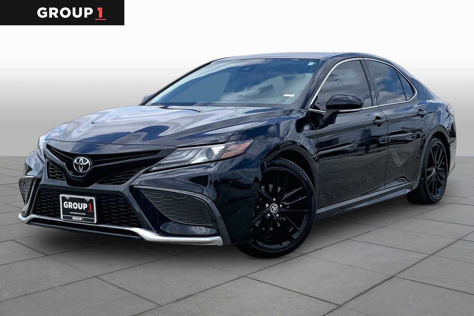2021 Toyota Camry XSE Midnight Black Metallic at Tomball Ford