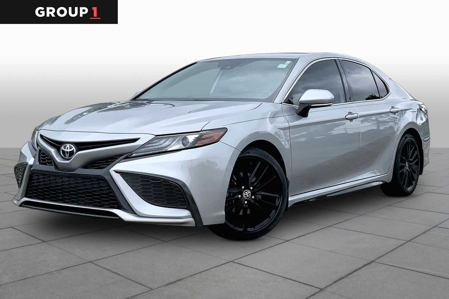 2022 Toyota Camry XSE Celestial Silver Metallic at Group 1 Toyota Southwest