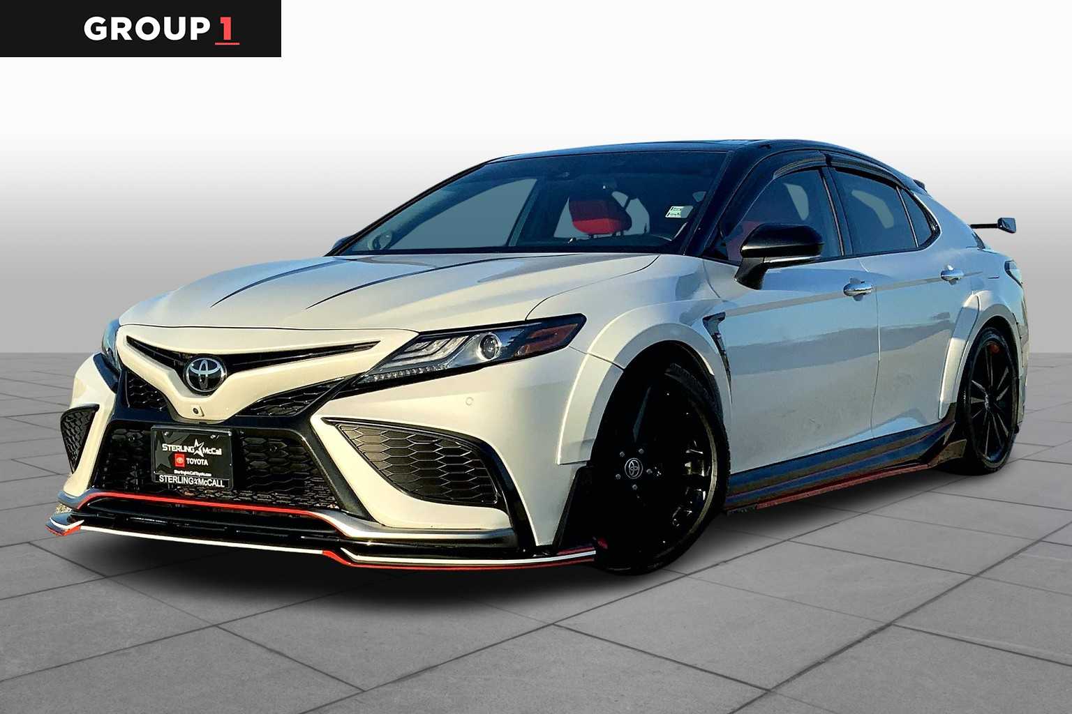 2021 Toyota Camry XSE V6 Wind Chill Pearl/Midnight Black Metallic at Group 1 Toyota Southwest