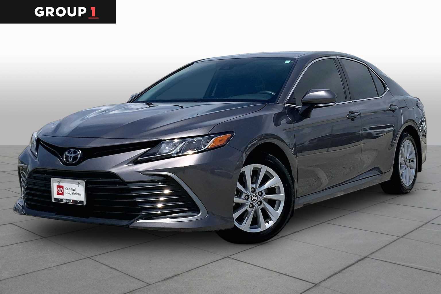 2024 Toyota Camry LE Predawn Gray Mica at Group 1 Toyota Southwest