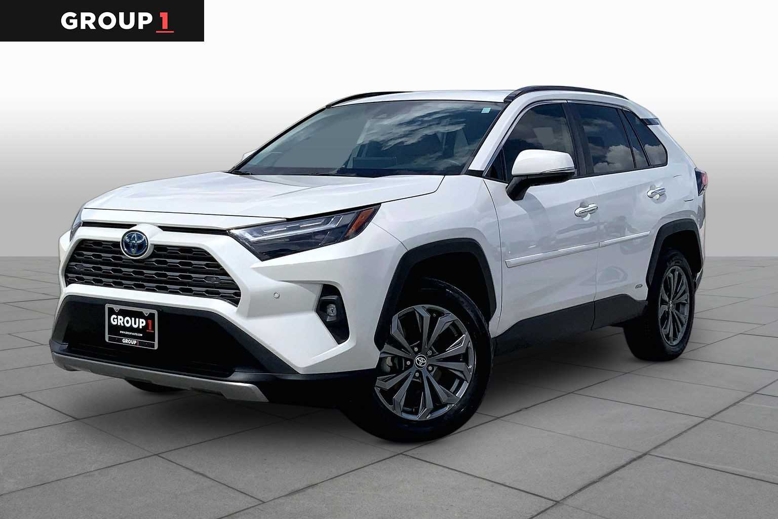 2022 Toyota RAV4 Hybrid Limited Blizzard Pearl at Group 1 Toyota Southwest