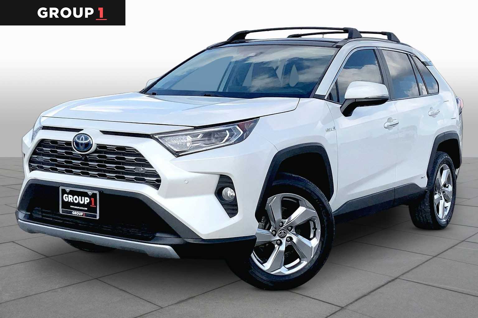 2021 Toyota RAV4 Hybrid Limited Blizzard Pearl at Lexus Southwest Houston