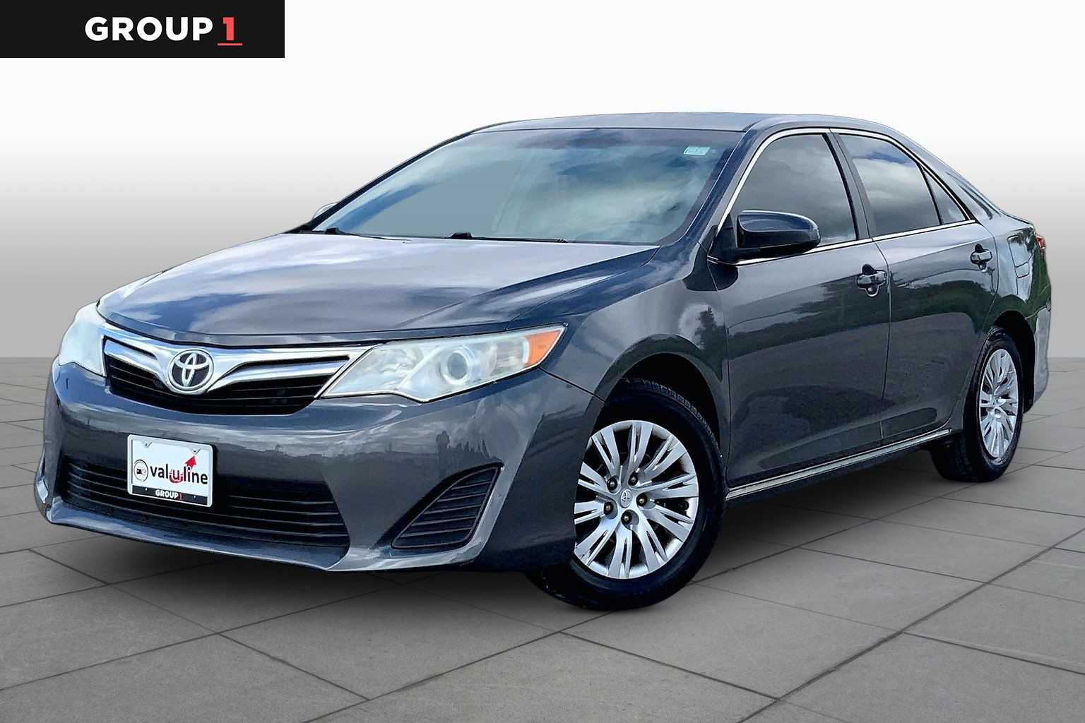 2014 Toyota Camry LE Magnetic Gray Metallic at Group 1 Toyota Southwest
