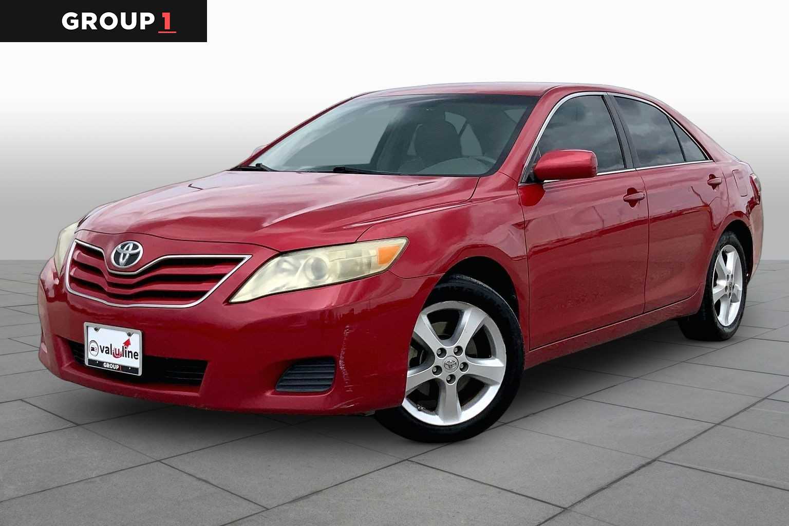 2010 Toyota Camry LE Barcelona Red Metallic at Group 1 Toyota Southwest