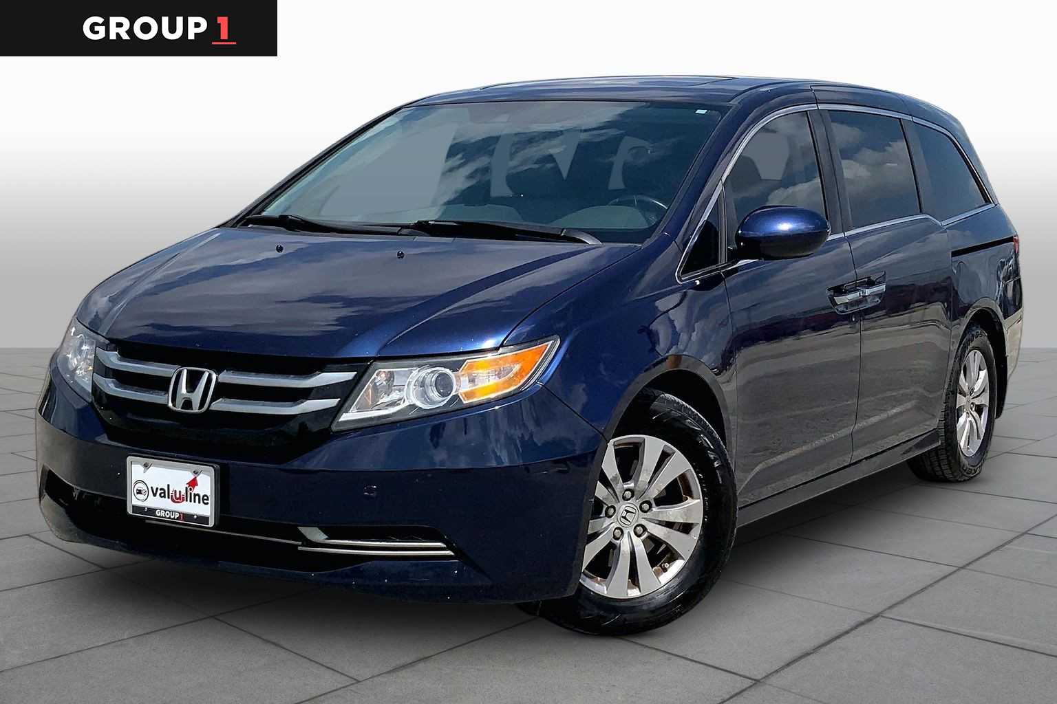 2015 Honda Odyssey EX-L Obsidian Blue Pearl at Group 1 Toyota Southwest