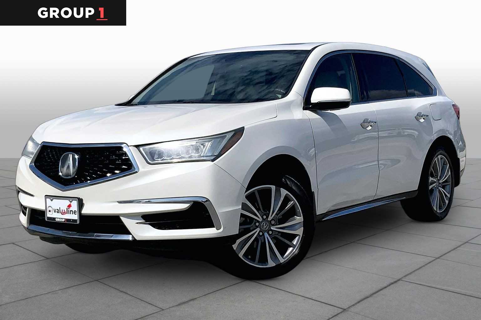 2017 Acura MDX w/Technology Pkg White Diamond Pearl at AutoNation USA Katy