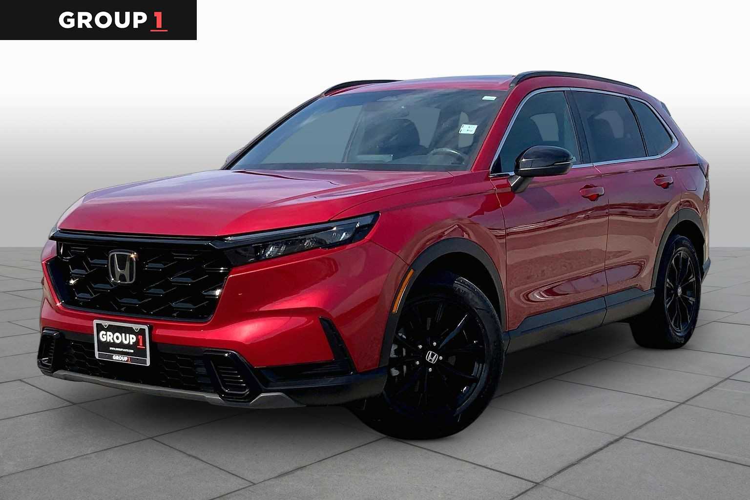 2023 Honda CR-V Hybrid Sport Radiant Red Metallic at Group 1 Toyota Southwest