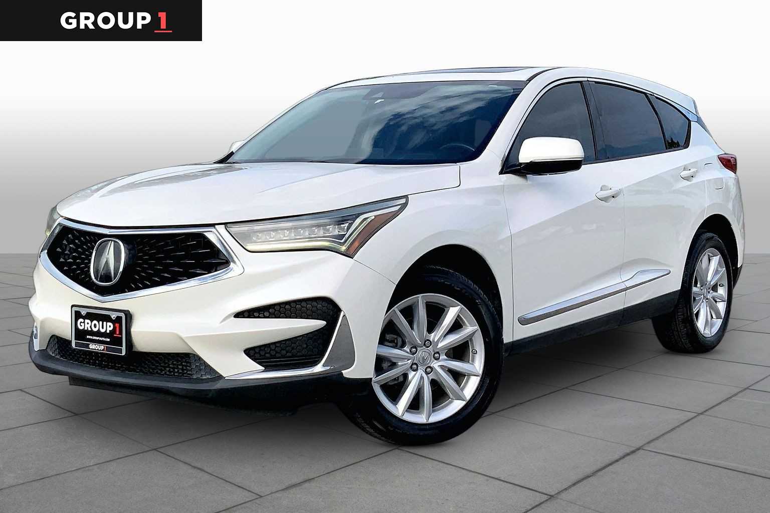 2019 Acura RDX  White Diamond Pearl at Tomball Ford