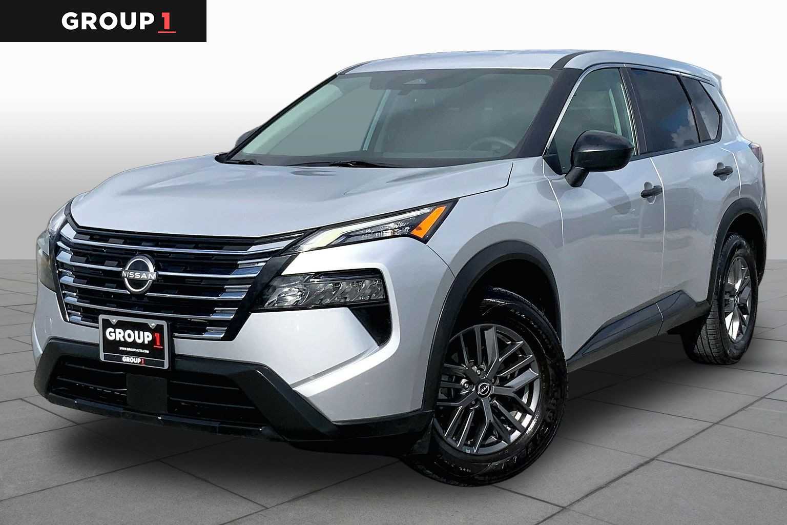 2024 Nissan Rogue S Brilliant Silver Metallic at Beck & Masten Kia