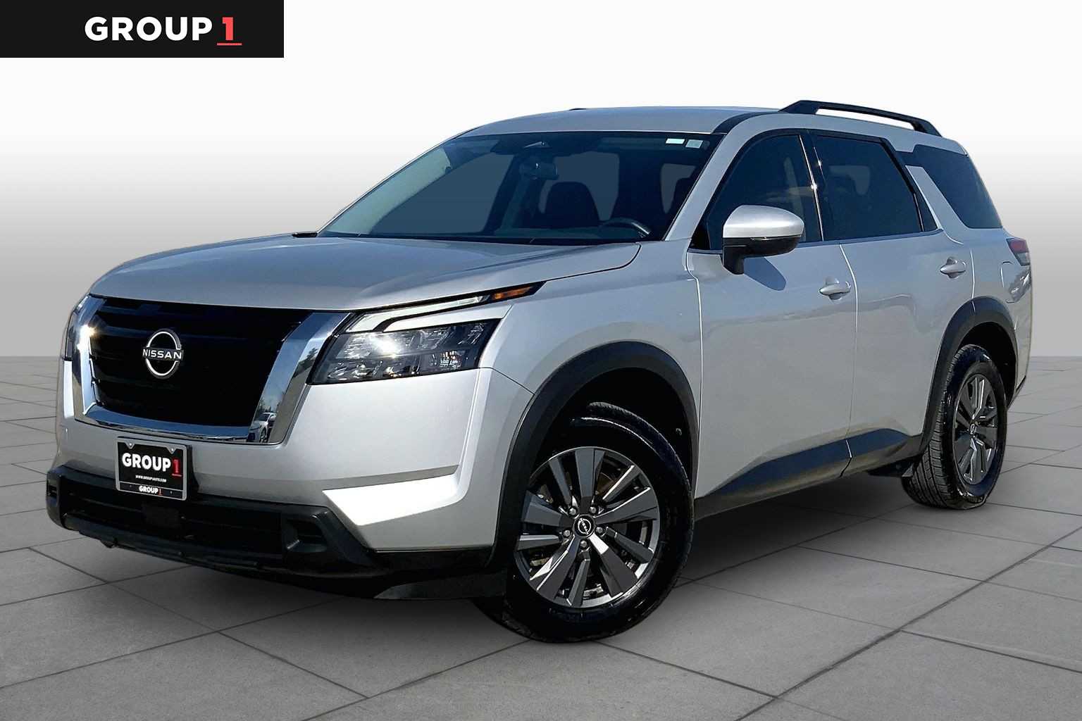 2023 Nissan Pathfinder SV Brilliant Silver Metallic at Group 1 Toyota Southwest