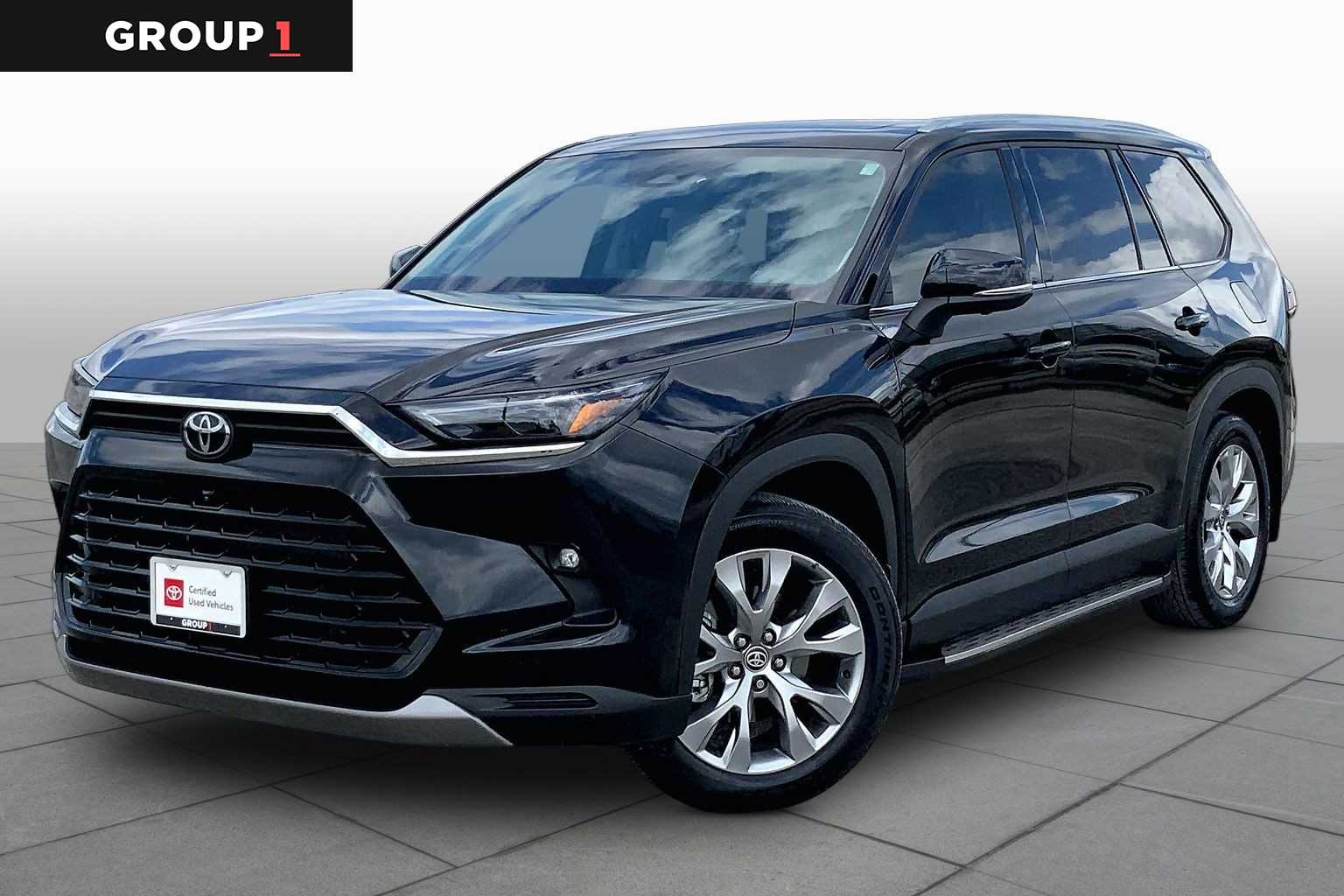 2025 Toyota Grand Highlander Limited Midnight Black Metallic at Group 1 Toyota Southwest
