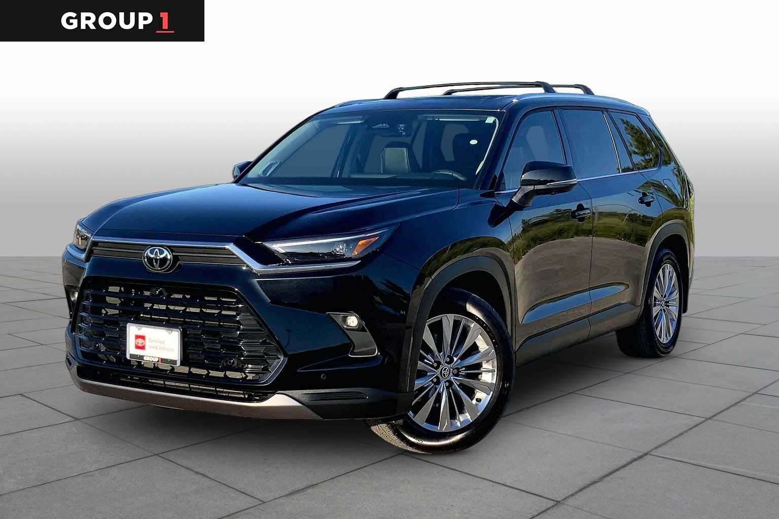 2026 Toyota Grand Highlander Platinum Midnight Black Metallic at Group 1 Toyota Southwest