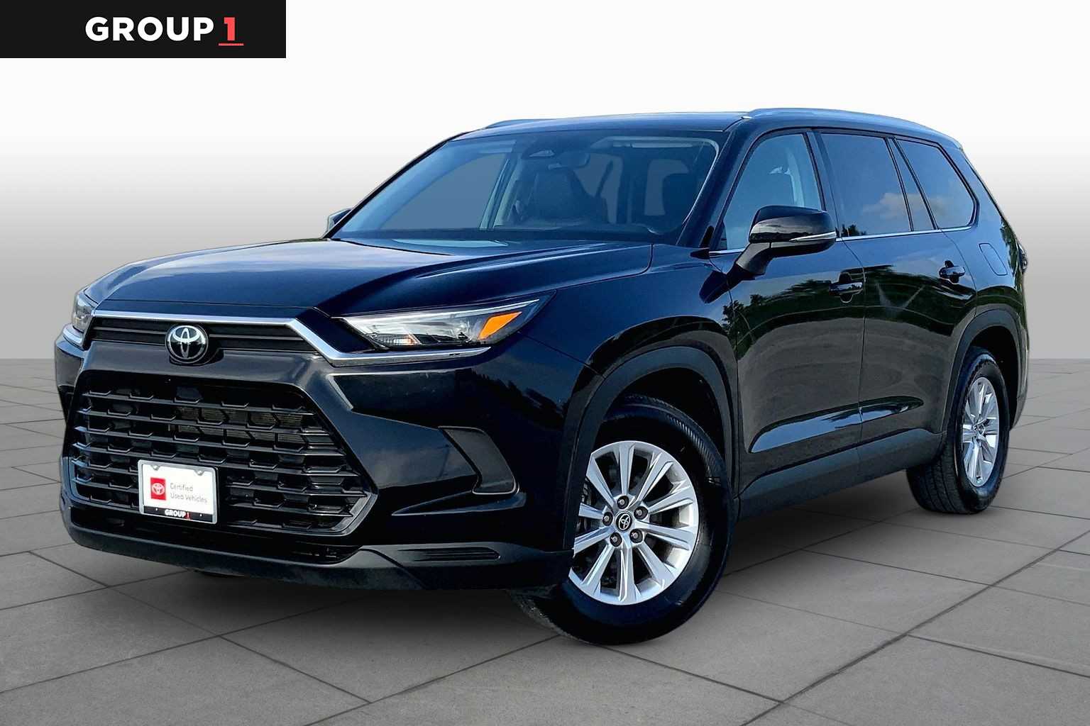 2025 Toyota Grand Highlander XLE Midnight Black Metallic at Group 1 Toyota Southwest