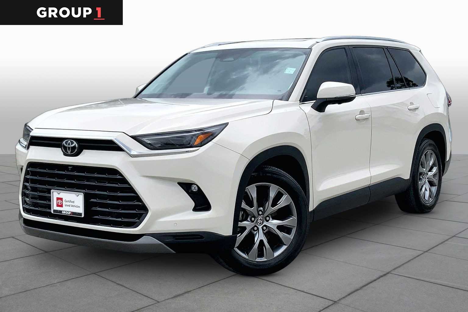 2024 Toyota Grand Highlander Hybrid Limited Coastal Cream at Group 1 Toyota Southwest