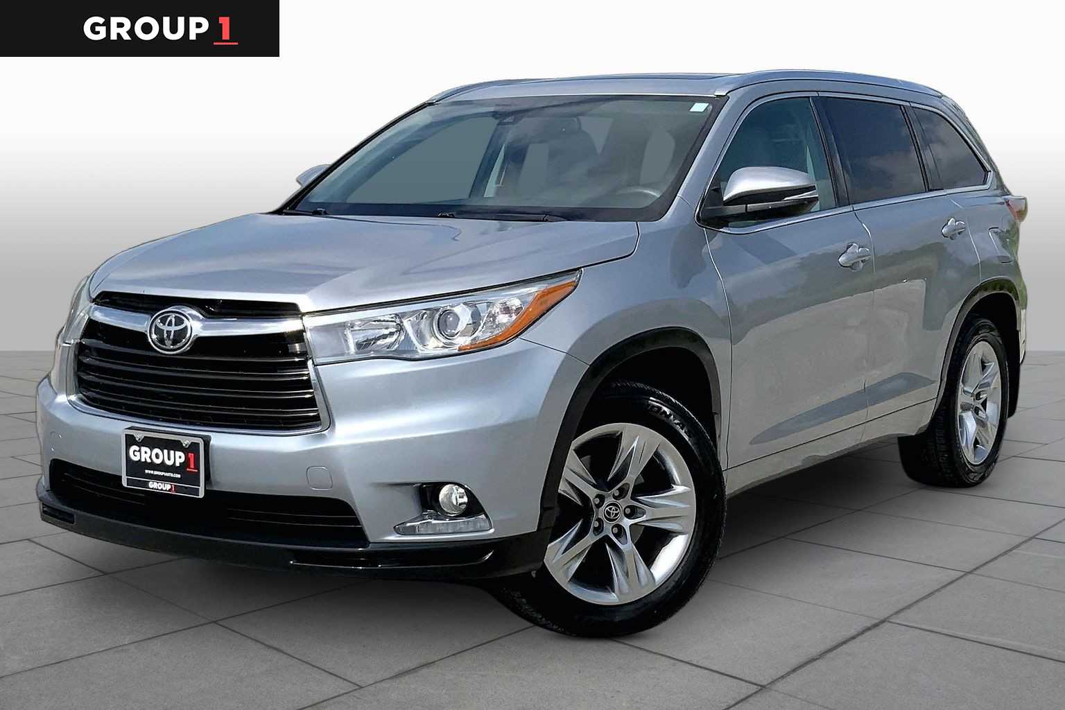 2016 Toyota Highlander Limited Platinum Silver Sky Metallic at AutoNation USA Houston