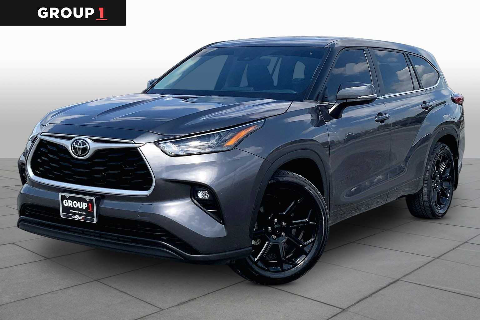 2023 Toyota Highlander LE Magnetic Gray Metallic at Group 1 Toyota Southwest