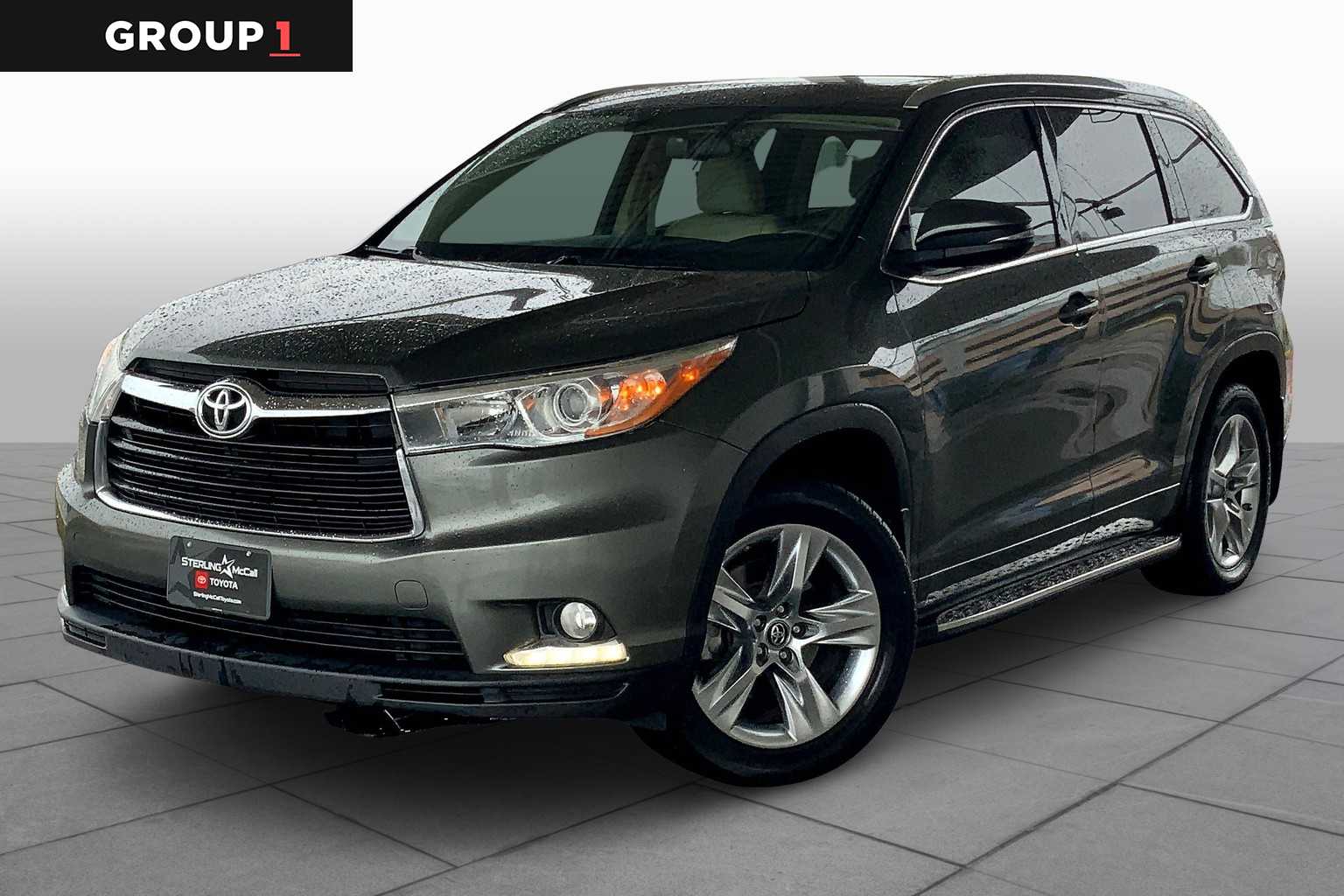 2016 Toyota Highlander Limited Alumina Jade Metallic at AutoNation Toyota Gulf Fwy