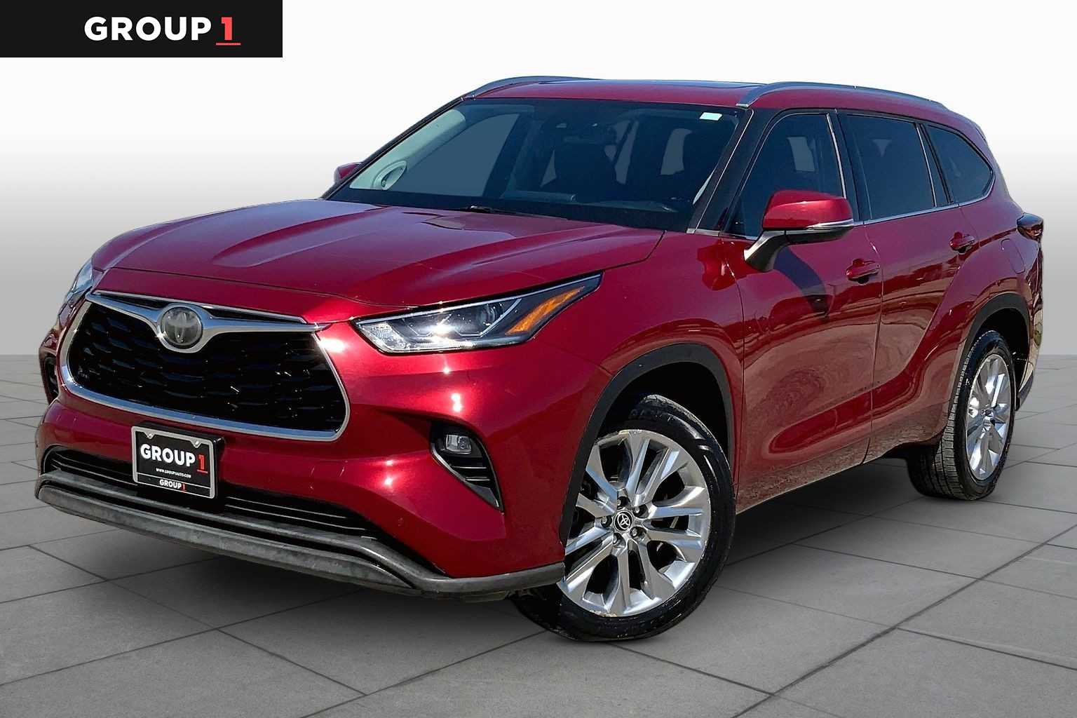 2020 Toyota Highlander Limited Ruby Flare Pearl at Group 1 Toyota Southwest