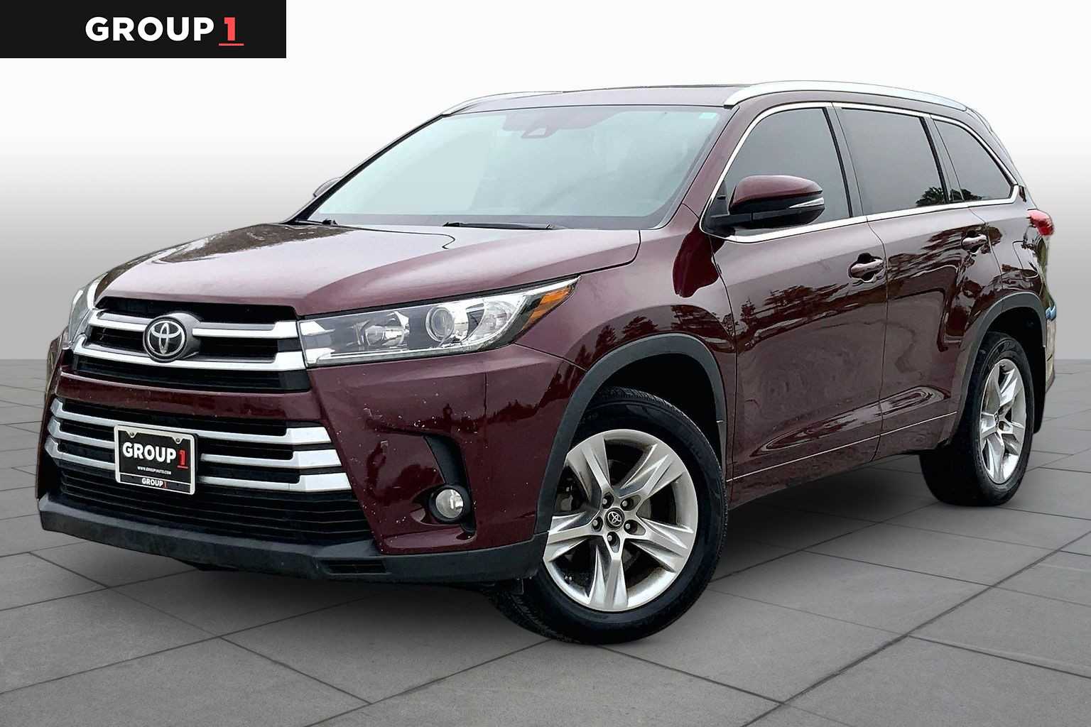 2017 Toyota Highlander Limited Ooh La La Rouge Mica at Lexus Southwest Houston