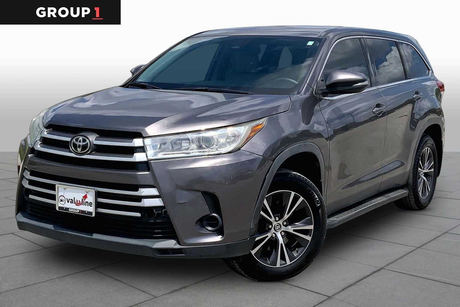 2019 Toyota Highlander LE Predawn Gray Mica at Group 1 Toyota Southwest