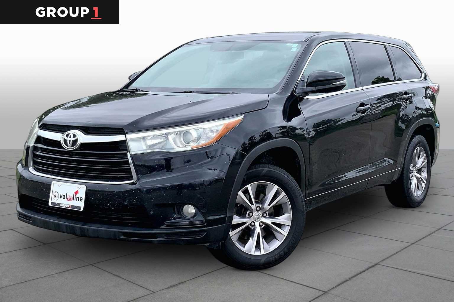 2015 Toyota Highlander LE Plus Attitude Black Metallic at Group 1 Toyota Southwest