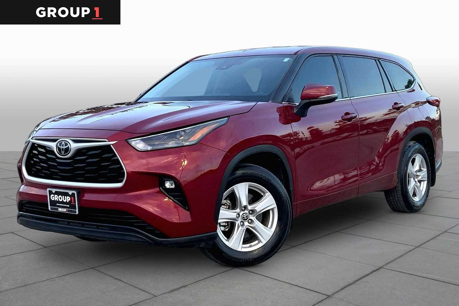 2022 Toyota Highlander LE Ruby Flare Pearl at AutoNation Chrysler Jeep Dodge Ram Spring