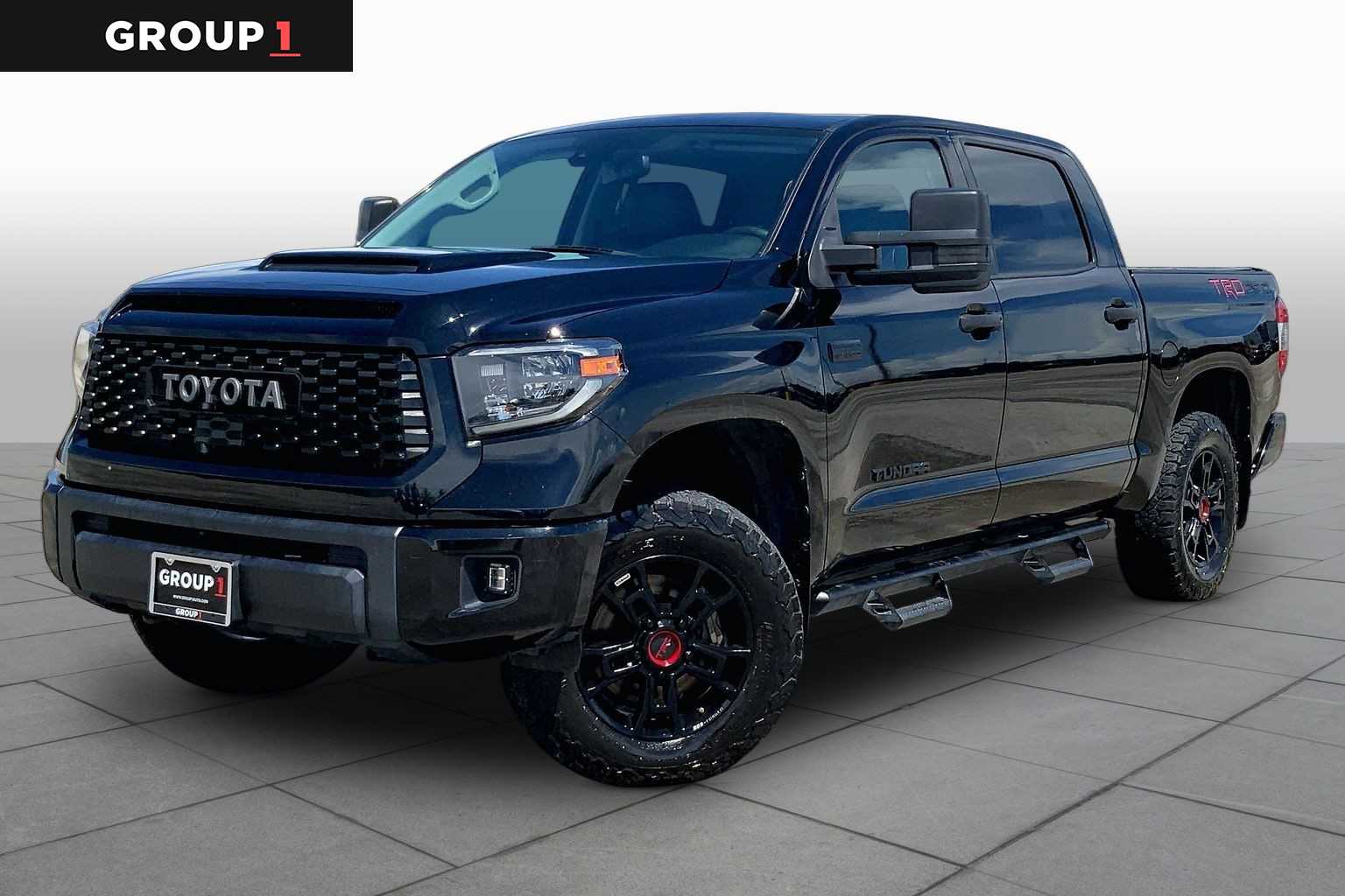 2020 Toyota Tundra TRD Pro Midnight Black Metallic at Group 1 Toyota Southwest